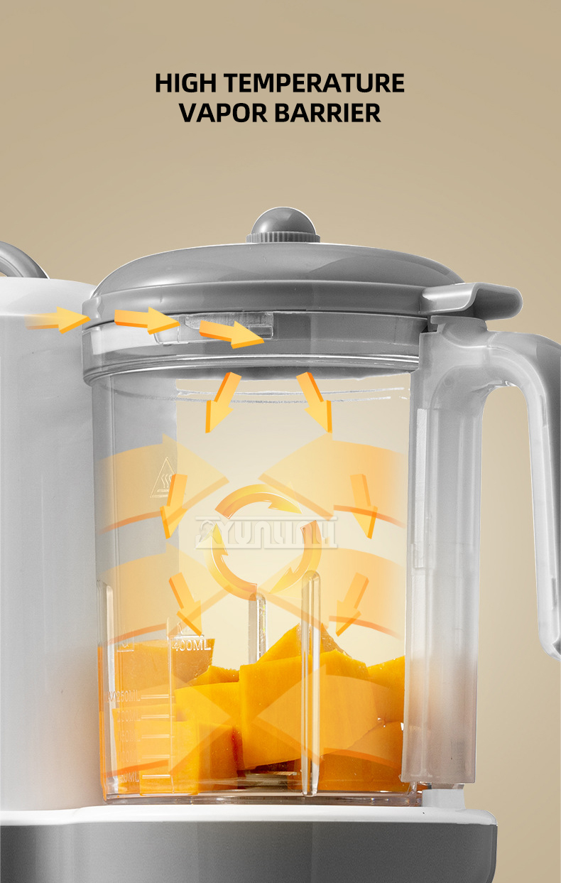 Baby Food Blender And Steamer - Wielofunkcyjny blender do żywności, parzenie, mieszanie,