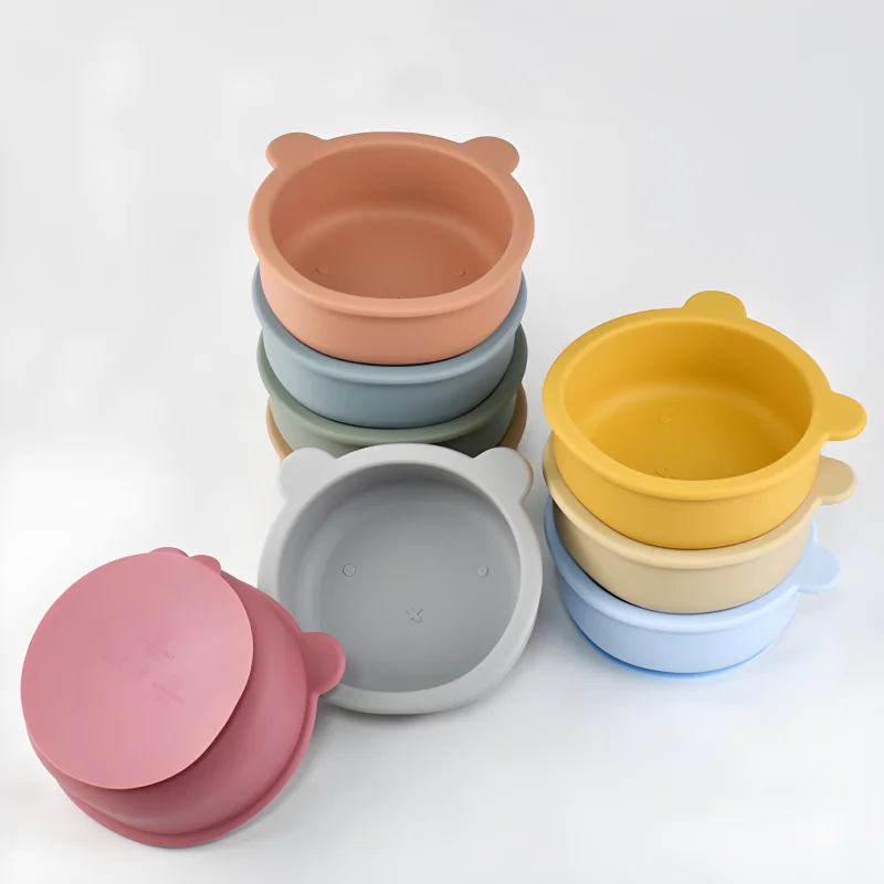 Baby Food Eat - Silikonowa miska na żywienie uzupełniające dla