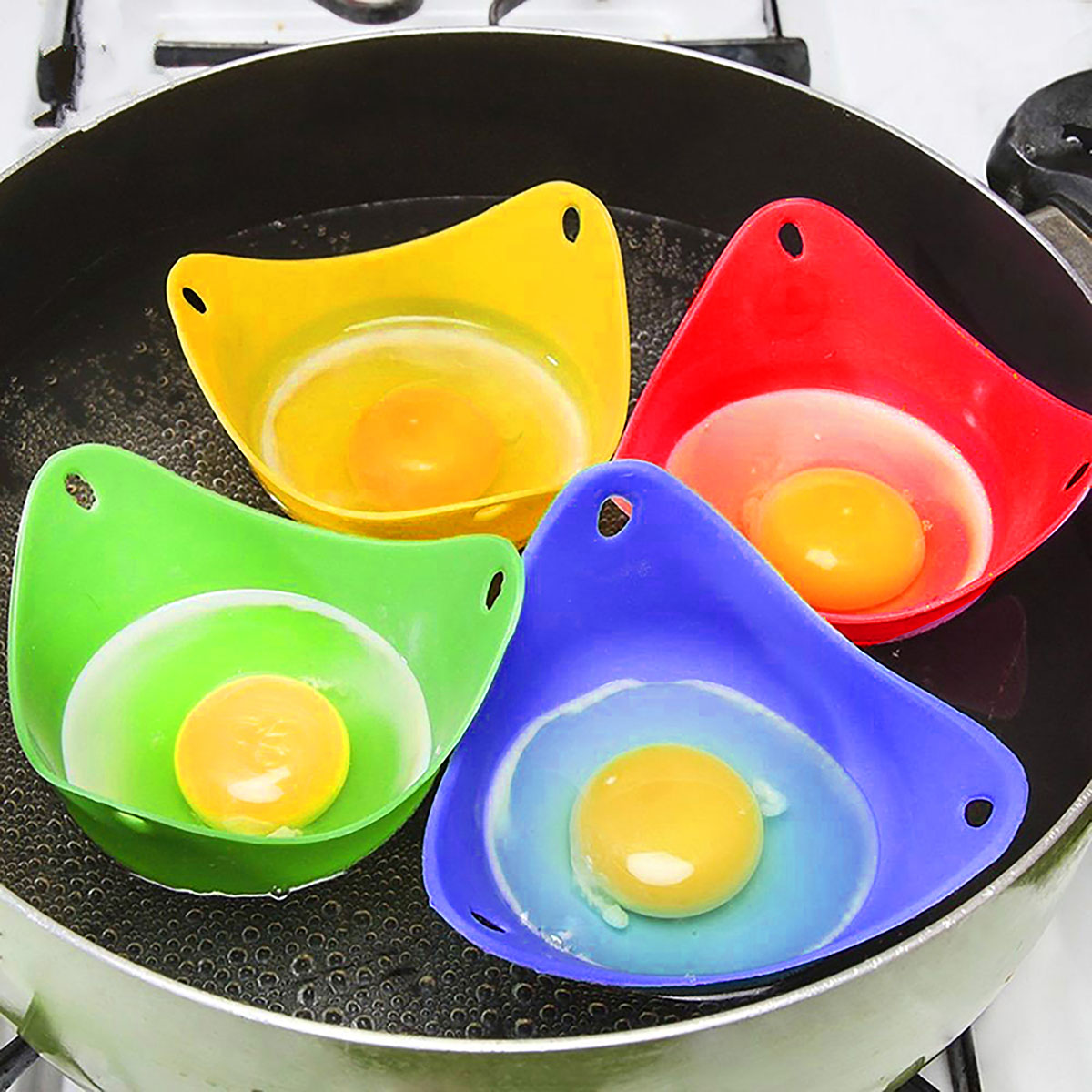 Baby Food Egg - Silikonowe kubki do gotowania jajek Kubek