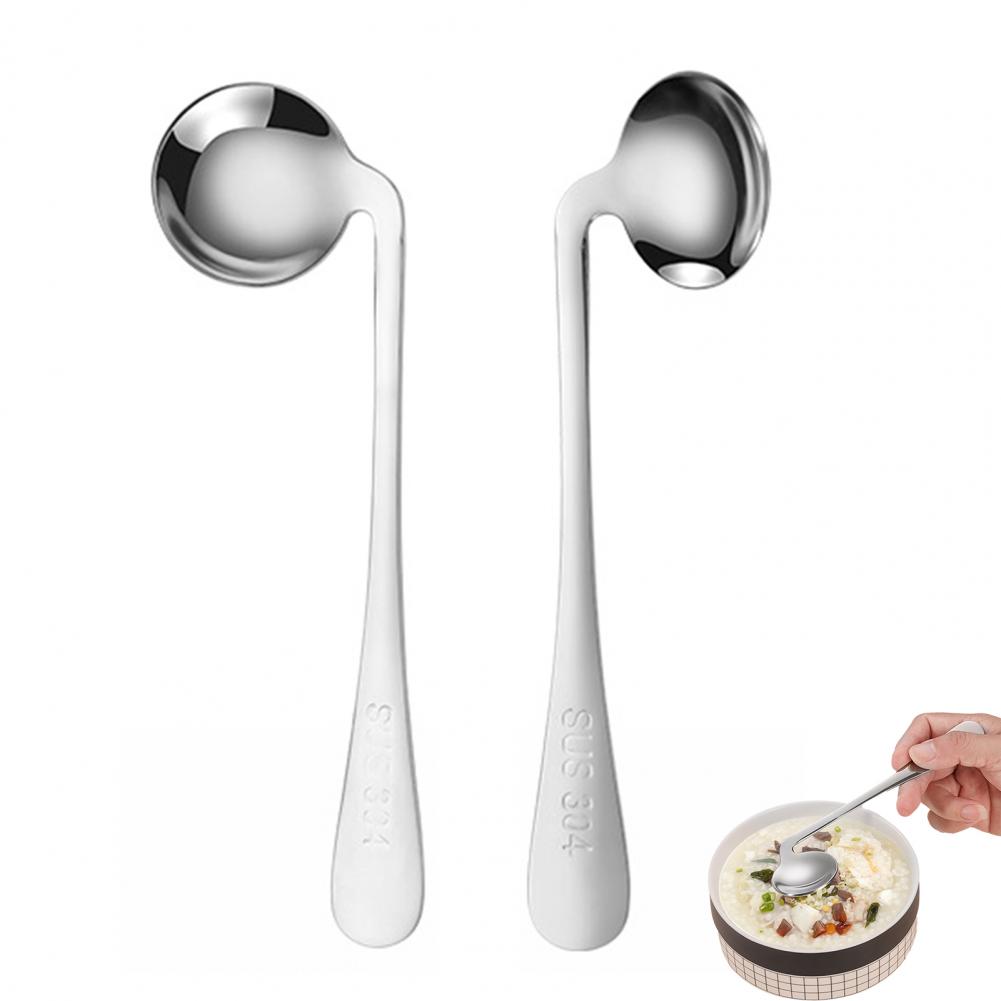 Self Feed Spoon - Łyżka ze stali nierdzewnej z zakrzywionym