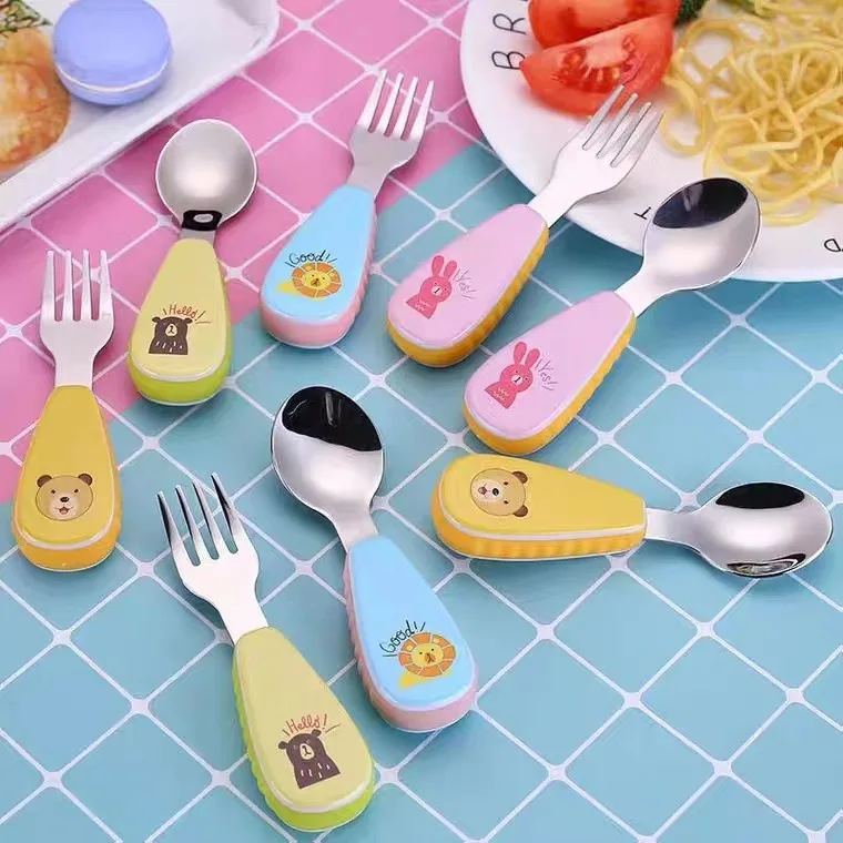 Baby Food In Japan - 1 Zestaw Kreatywnych Łyżek i Widelczyków