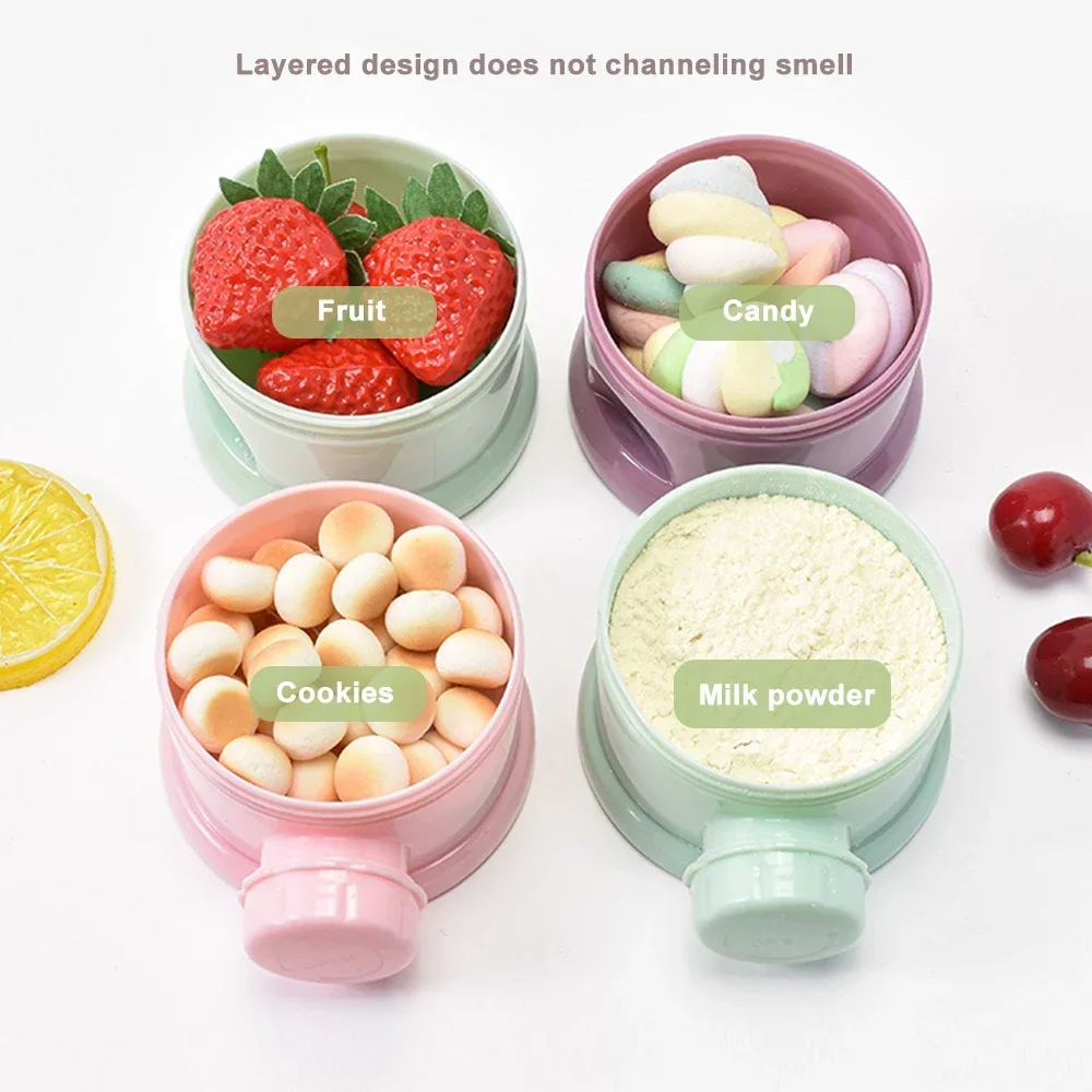 Baby Food For Travelling - 4-warstwowy pojemnik na mleko modyfikowane dla