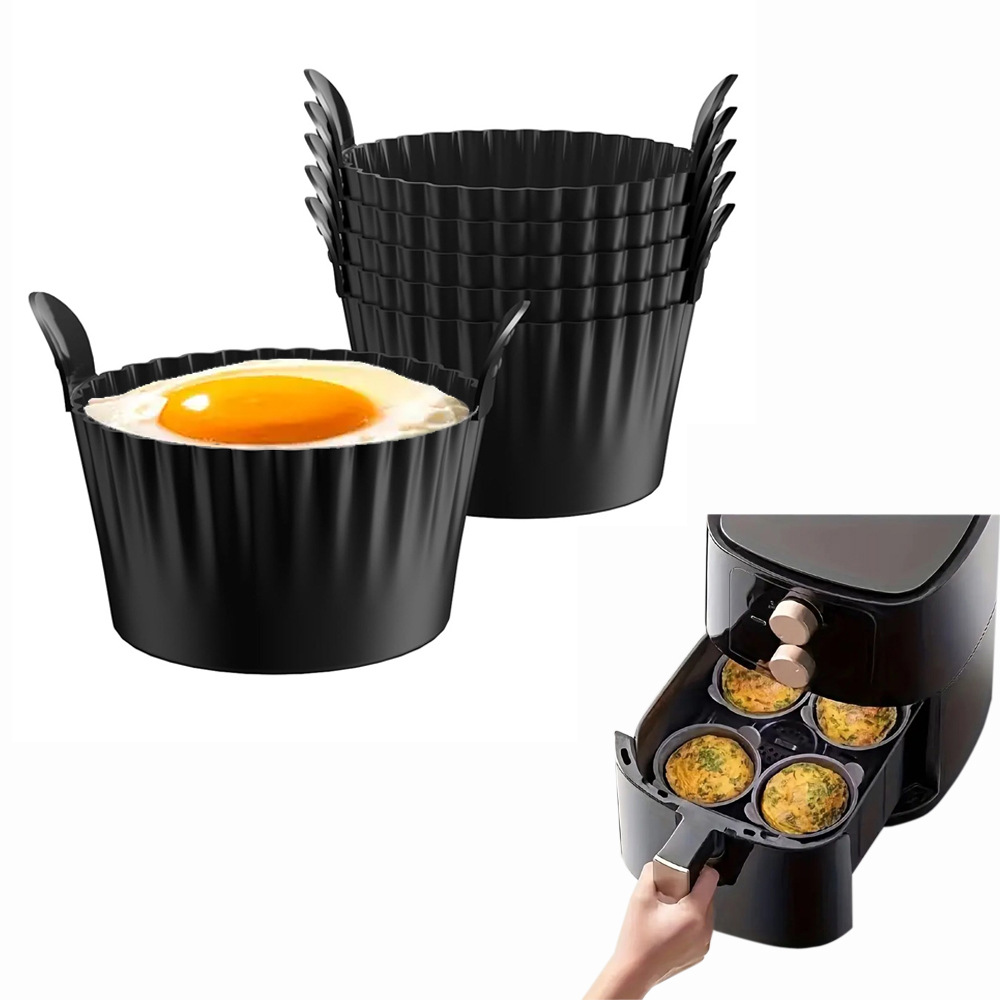Baby Food Egg - 4Pcs Frytownica powietrzna Kłusownik do jajek