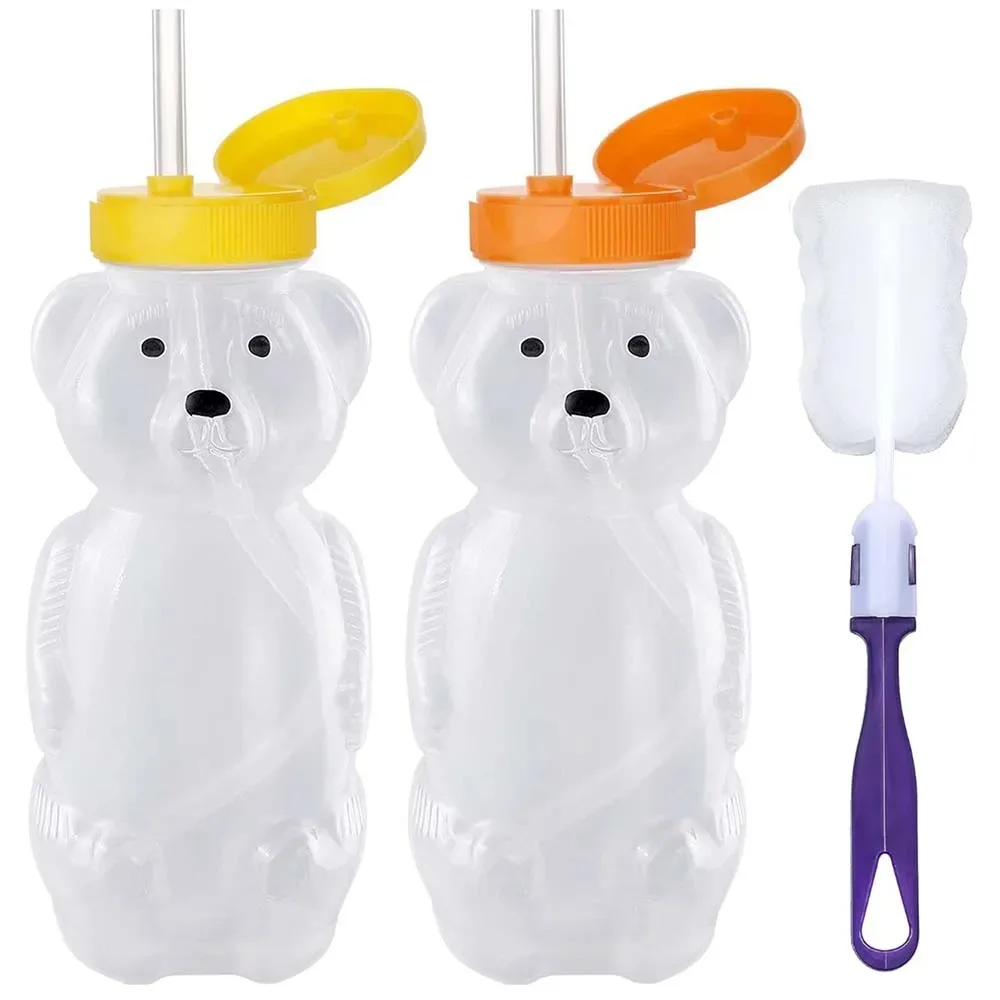 Baby Food Hipp - Kubki ze słomką Honey Bear dla
