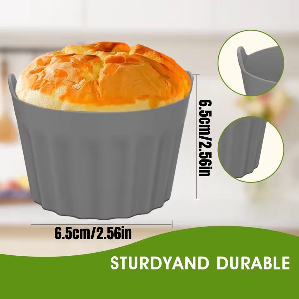 Baby Food Egg - 4 szt. Silikonowe foremki do frytkownicy
