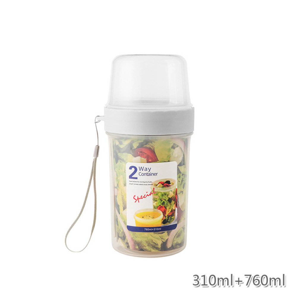 Baby Food For Travelling - Dwupoziomowy szczelny pojemnik na żywność, przenośny