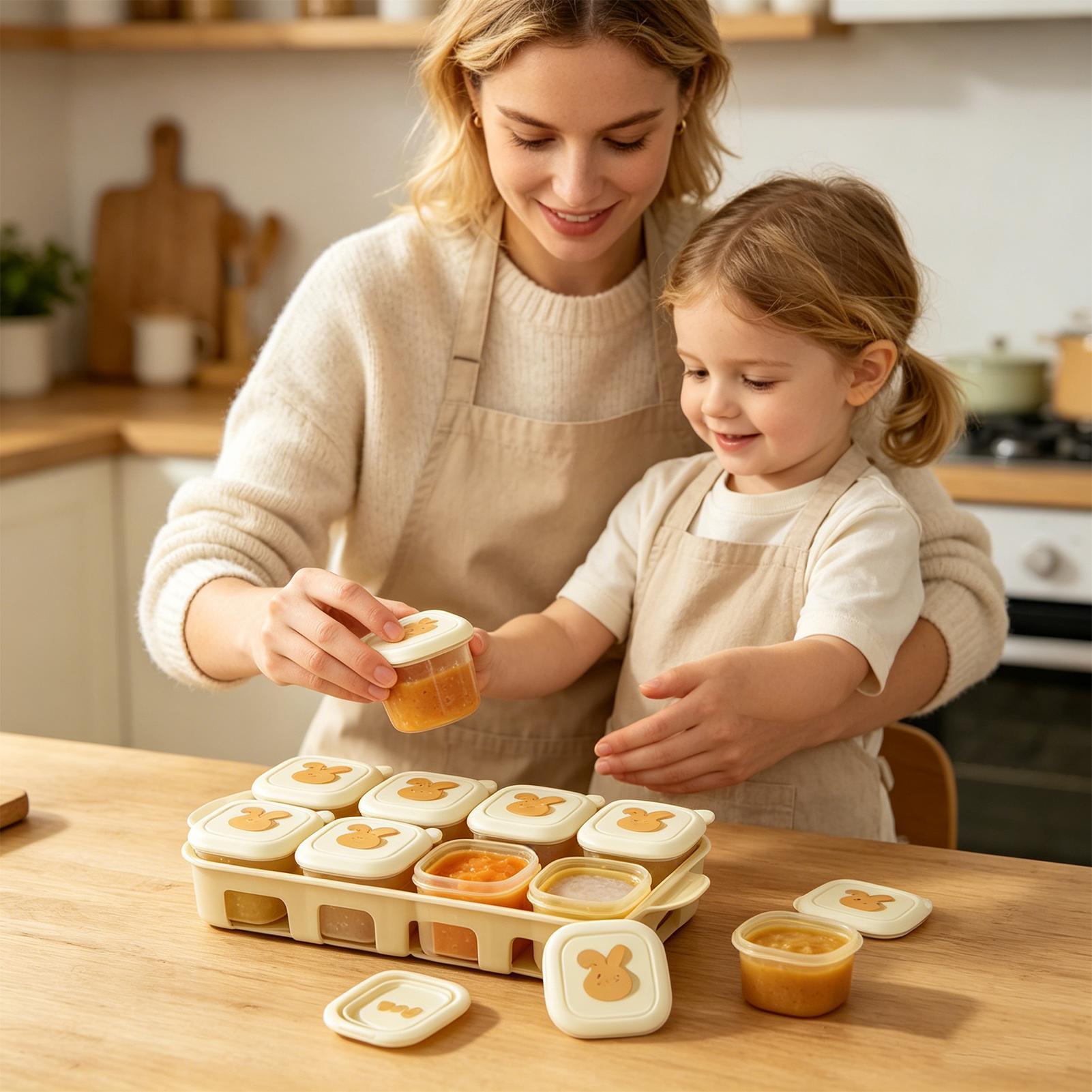 Pojemnik na żywność w kostkach – Baby Food Yogurt recenzja i cena