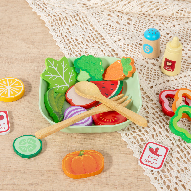 Drewniany Zestaw Zabawek do Ud – Baby Food Under 1 Year recenzja i cena