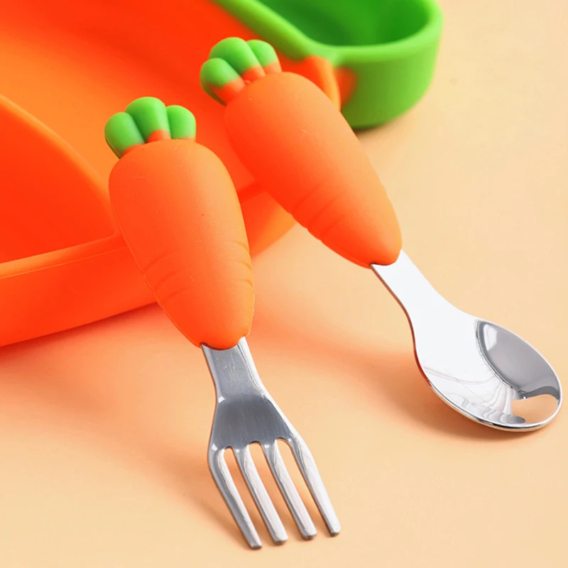 Dziecięca zastawa stołowa sili – Self Feed Spoon recenzja i cena