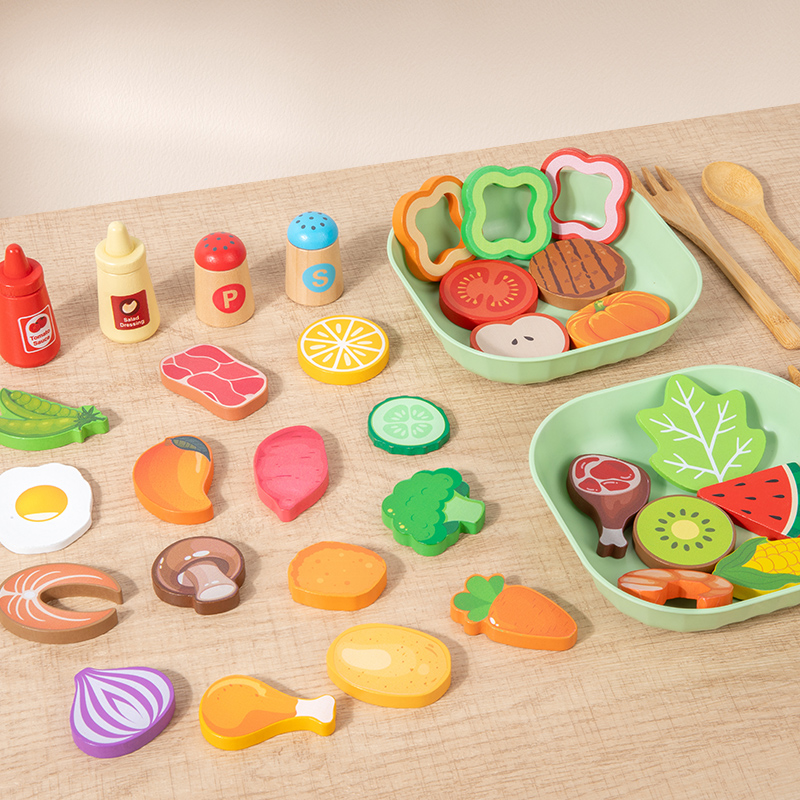 Drewniany Zestaw do Zabawy w G – Baby Food Under 1 Year recenzja i cena