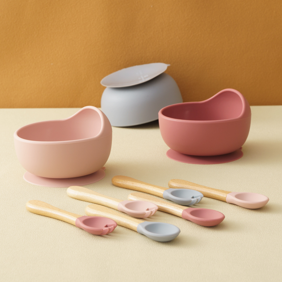 3 szt. Silikonowy zestaw misek – Baby Food Lunch recenzja i cena