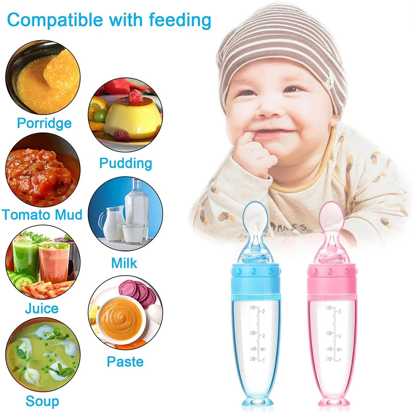 Depresyjna silikonowa butelka  – Baby Food Feeder recenzja i cena