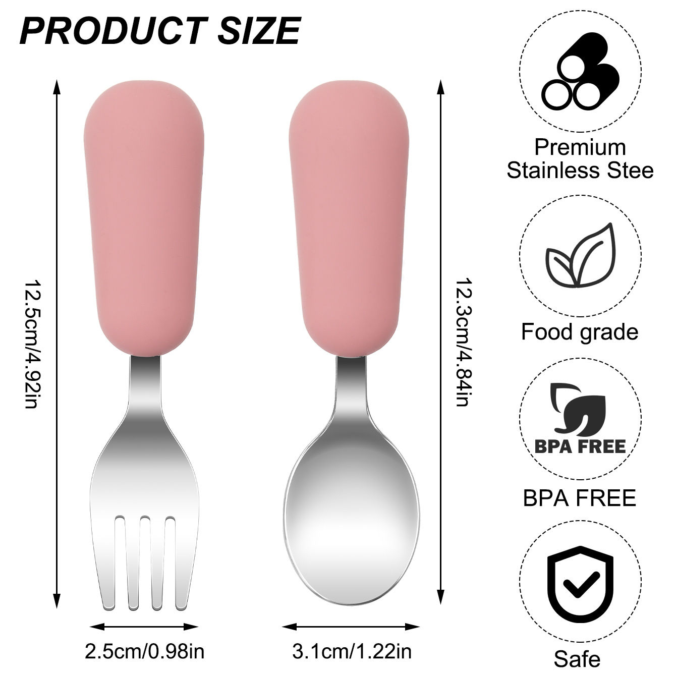 Color Kids 2PCS Zestaw sztućcó – Baby Food Lunch recenzja i cena