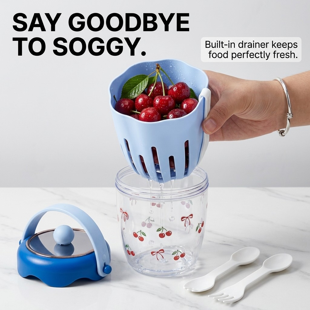 Przenośny Plastikowy Pojemnik  – Baby Food Yogurt recenzja i cena