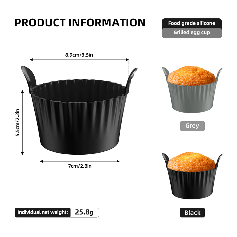 4 szt./6 szt. silikonowych for – Baby Food Egg recenzja i cena