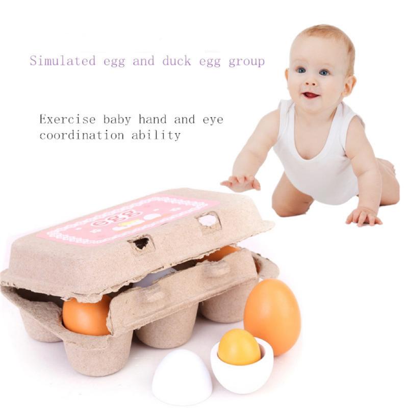 6Pcs Zestaw drewnianych sztucz – Baby Food Egg recenzja i cena