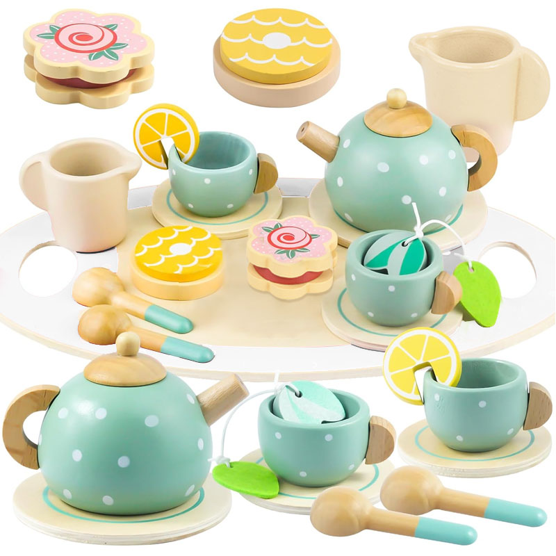 Drewniany Zestaw do Popołudnio – Baby Food Under 1 Year recenzja i cena