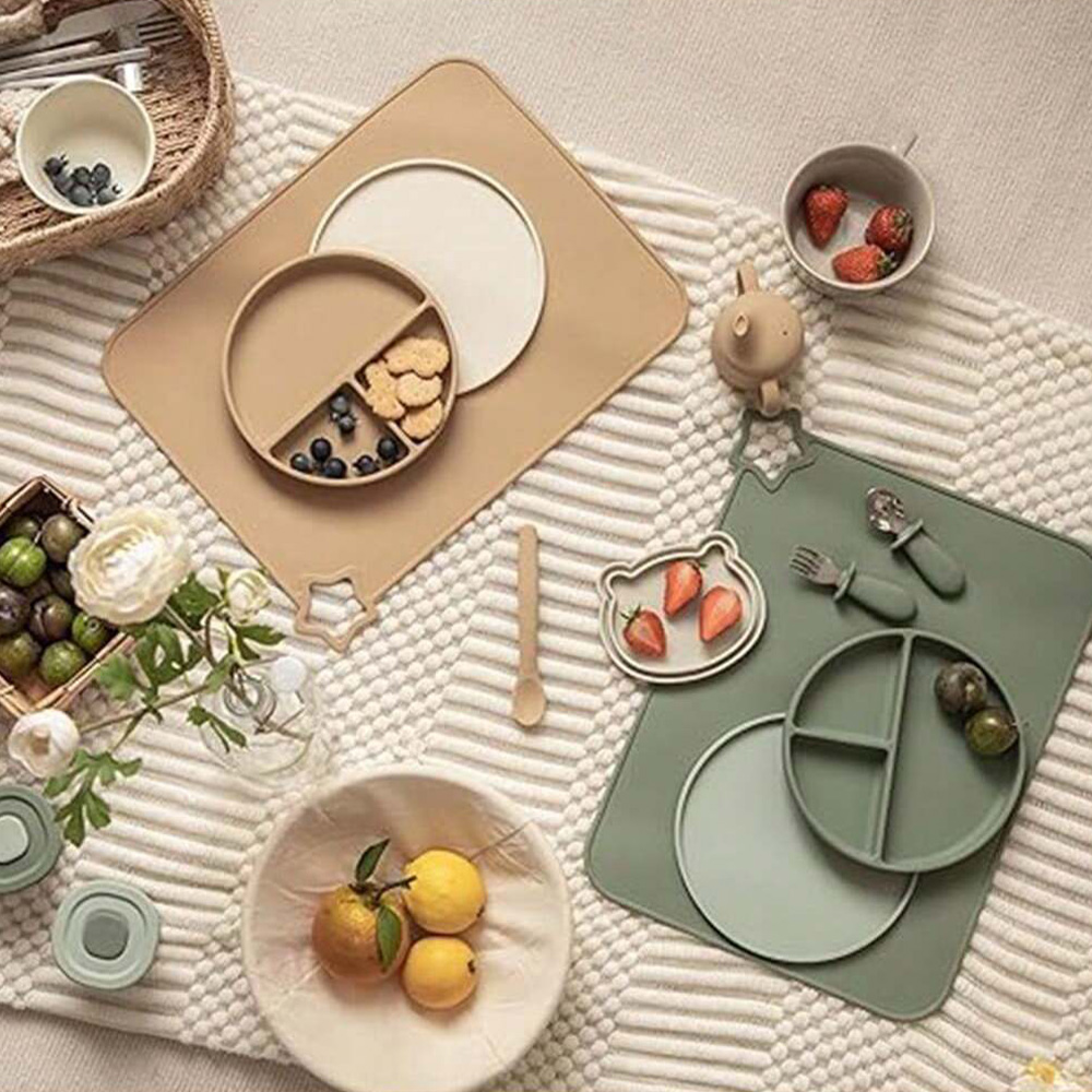 1 SZTUK Prosta silikonowa podk – Baby Food In Restaurant recenzja i cena