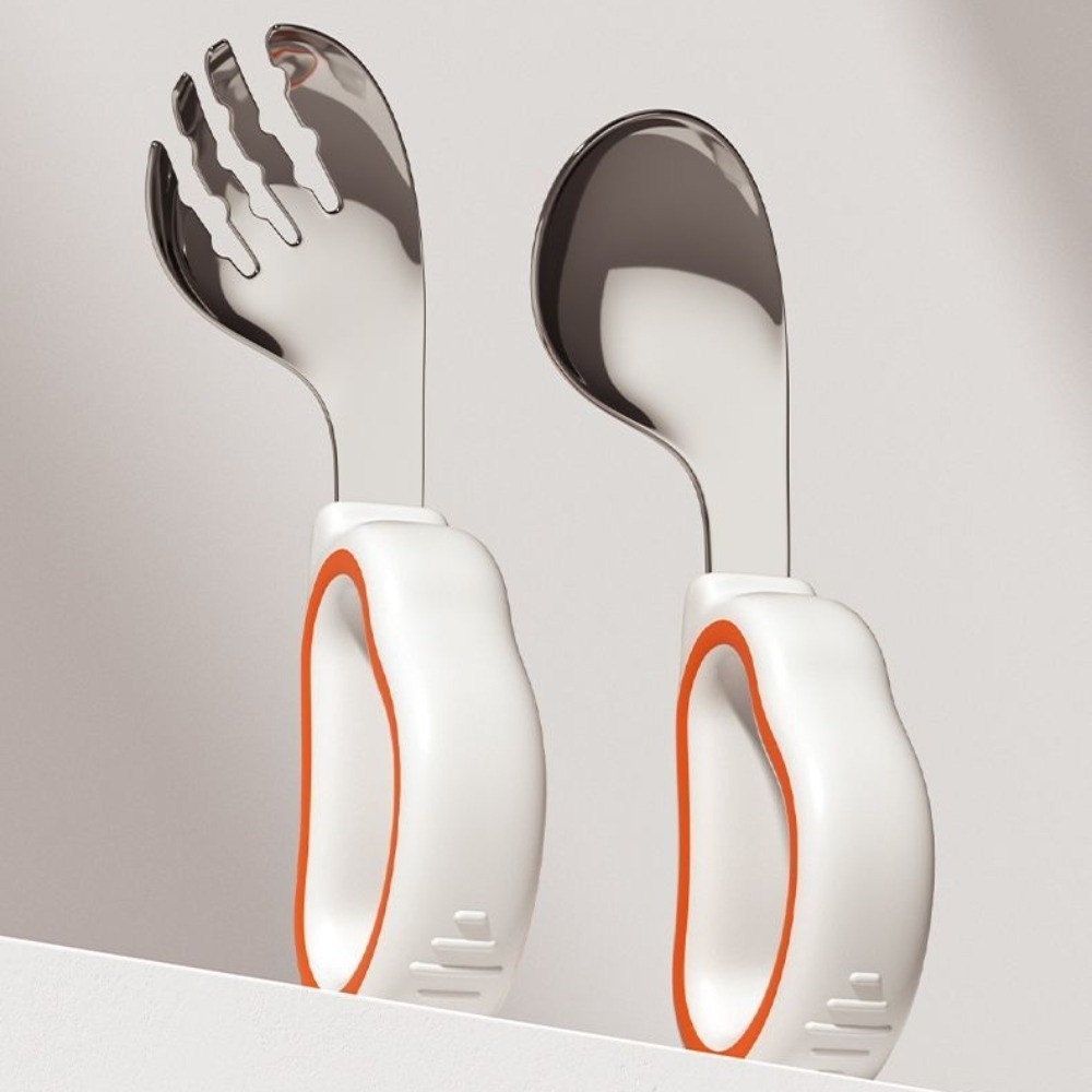 Silikonowy zestaw widelca i ły – Self Feed Spoon recenzja i cena