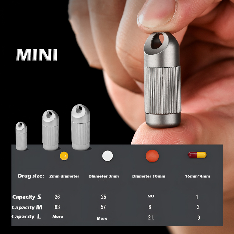 MINI Pill Box ze stopu tytanu  – First Food Jar recenzja i cena
