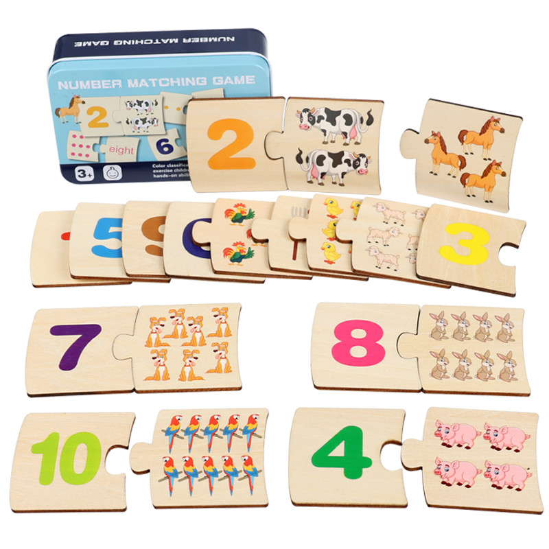 Drewniane puzzle dla dzieci z  – Baby Food Game recenzja i cena