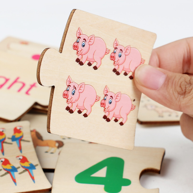 Drewniane puzzle dla dzieci z  – Baby Food Game recenzja i cena