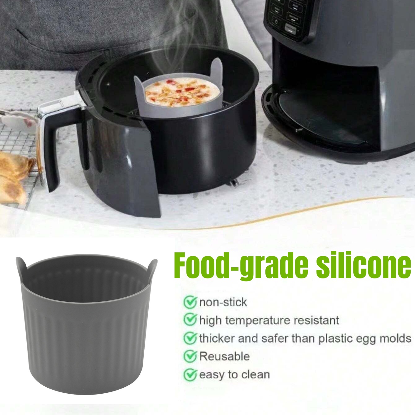 4 szt. Silikonowe foremki do f – Baby Food Egg recenzja i cena