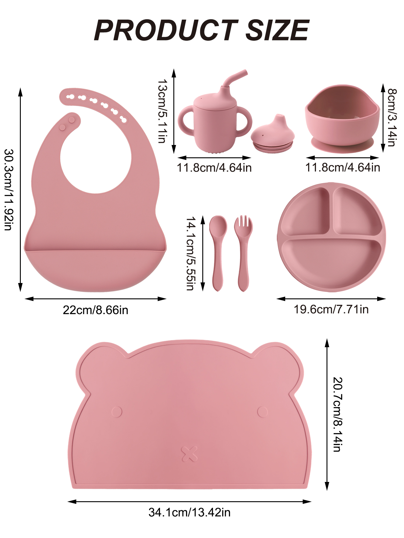 7-częściowy silikonowy zestaw  – Self Feed Spoon recenzja i cena